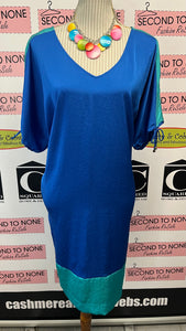 Anne Klein Two Tone Dress (Size 10)
