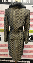 Load image into Gallery viewer, Elegant Faux Fur Collar Jacket &amp; Skirt Set (Size 12P)
