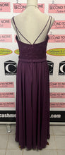 Load image into Gallery viewer, Purple Lace Formal Gown &amp; Shawl (Size 20)
