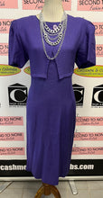 Load image into Gallery viewer, Simon Chang Vintage Purple Dress (Size 8)
