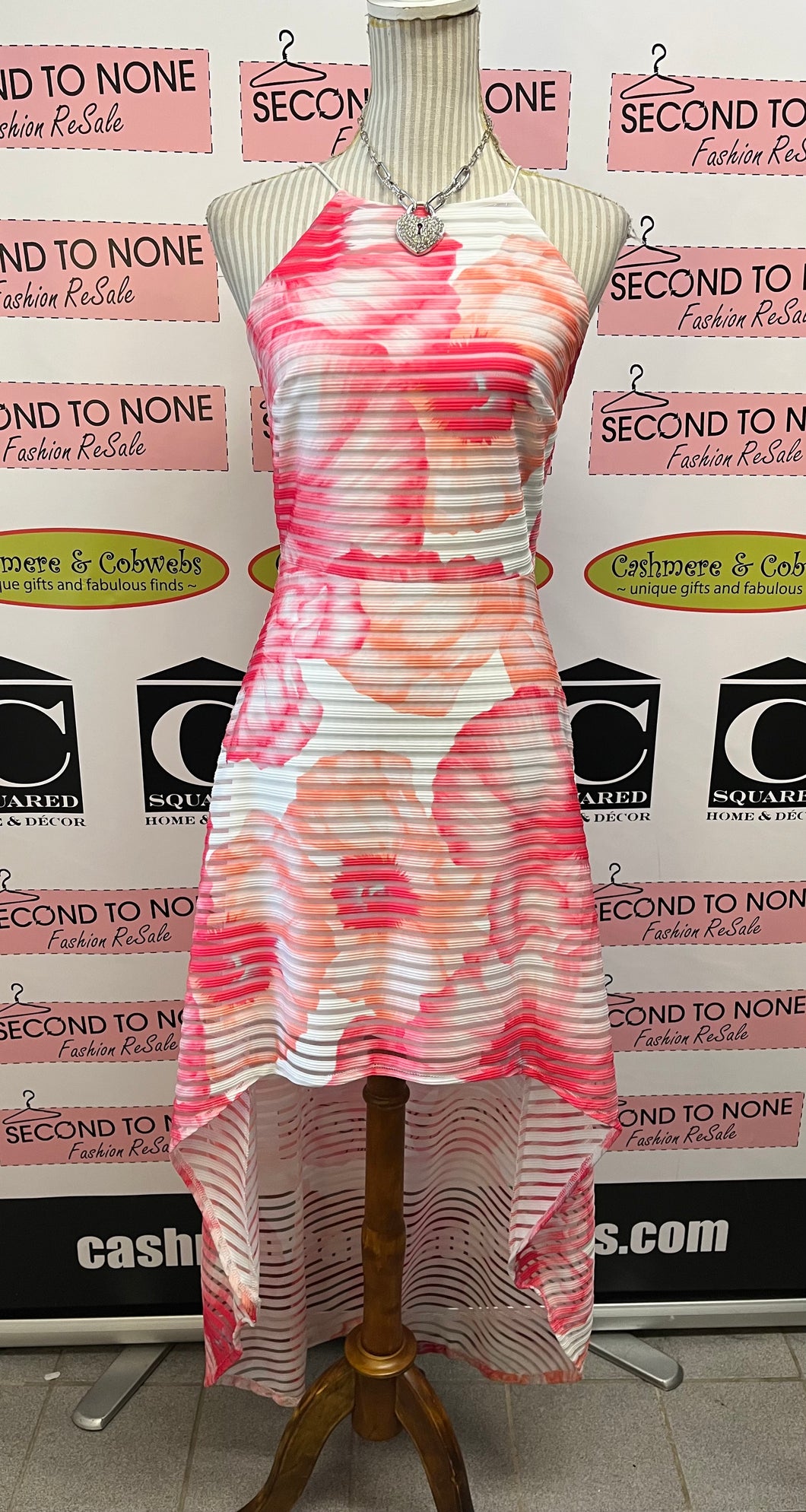 Le Chateau Bloomin’ Hi Low Dress (Size XS)
