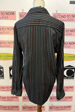 Load image into Gallery viewer, Clairborne Colourful Striped Dress Shirt (Size L)
