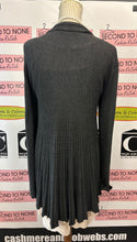 Cargar imagen en el visor de la galería, Renuar Charcoal Ribbed Maxi Cardigan (Size L)
