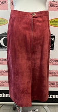 Load image into Gallery viewer, Vintage Red Leather &amp; Snake Skin Jacket &amp; Skirt Set (Size 10)
