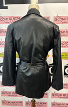 Load image into Gallery viewer, Weather Spirits Pleather Trench Coat (Size L)
