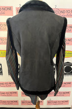 Load image into Gallery viewer, Edgy Faux Fur &amp; Leather Vest (Size L)
