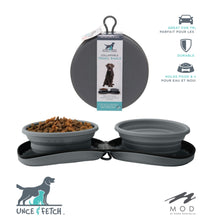 Load image into Gallery viewer, Dual Collapsible Travel Bowls (2 Colours) (Restocked!)
