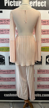 Load image into Gallery viewer, *AS IS* Baby Pink Pleated Top &amp; Pant Set (Size Tall M)
