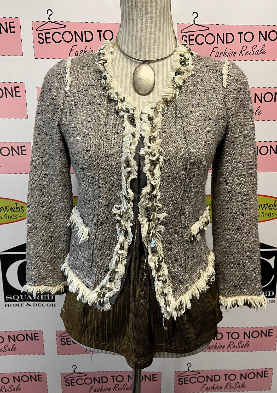 Rebecca Taylor Tweed Jacket (Size 4)