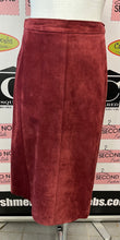 Load image into Gallery viewer, Vintage Red Leather &amp; Snake Skin Jacket &amp; Skirt Set (Size 10)

