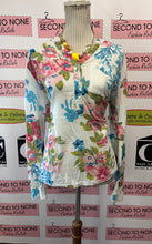 Cargar imagen en el visor de la galería, Jessica Bright Foliage Print Top (Size 16)
