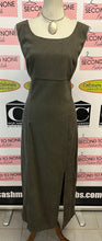 Load image into Gallery viewer, Vintage Sophisticate Long Olive Dress (Size 14)
