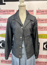 Load image into Gallery viewer, Comrags Faux Denim Jacket (Size XL)
