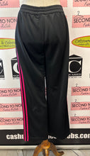 Cargar imagen en el visor de la galería, Adidas Black &amp; Pink Track Pants (Size M)
