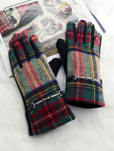 Cargar imagen en el visor de la galería, Plaid Texting Gloves (2 Variations)

