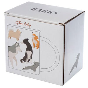 Barks Dog Glass Mug