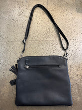 Cargar imagen en el visor de la galería, David Jones Sanna Black Leather Crossbody
