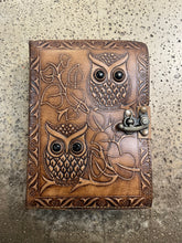 Load image into Gallery viewer, Embossed Owl Antique Paper Journal (Restocked!)
