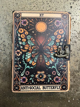 Load image into Gallery viewer, Anti-Social Butterfly Tarot Antique Paper Journal (New Style!)
