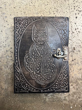 Load image into Gallery viewer, Embossed Cat Antique Paper Journal (New Style!)
