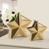 Load image into Gallery viewer, Large Star Ceramic Vase (2 Colours)
