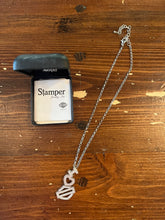 Load image into Gallery viewer, I Heart Harley Davidson Sterling Silver Gem Necklace
