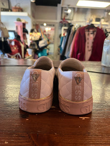 Guess White Slip On Shoes (Size 7)