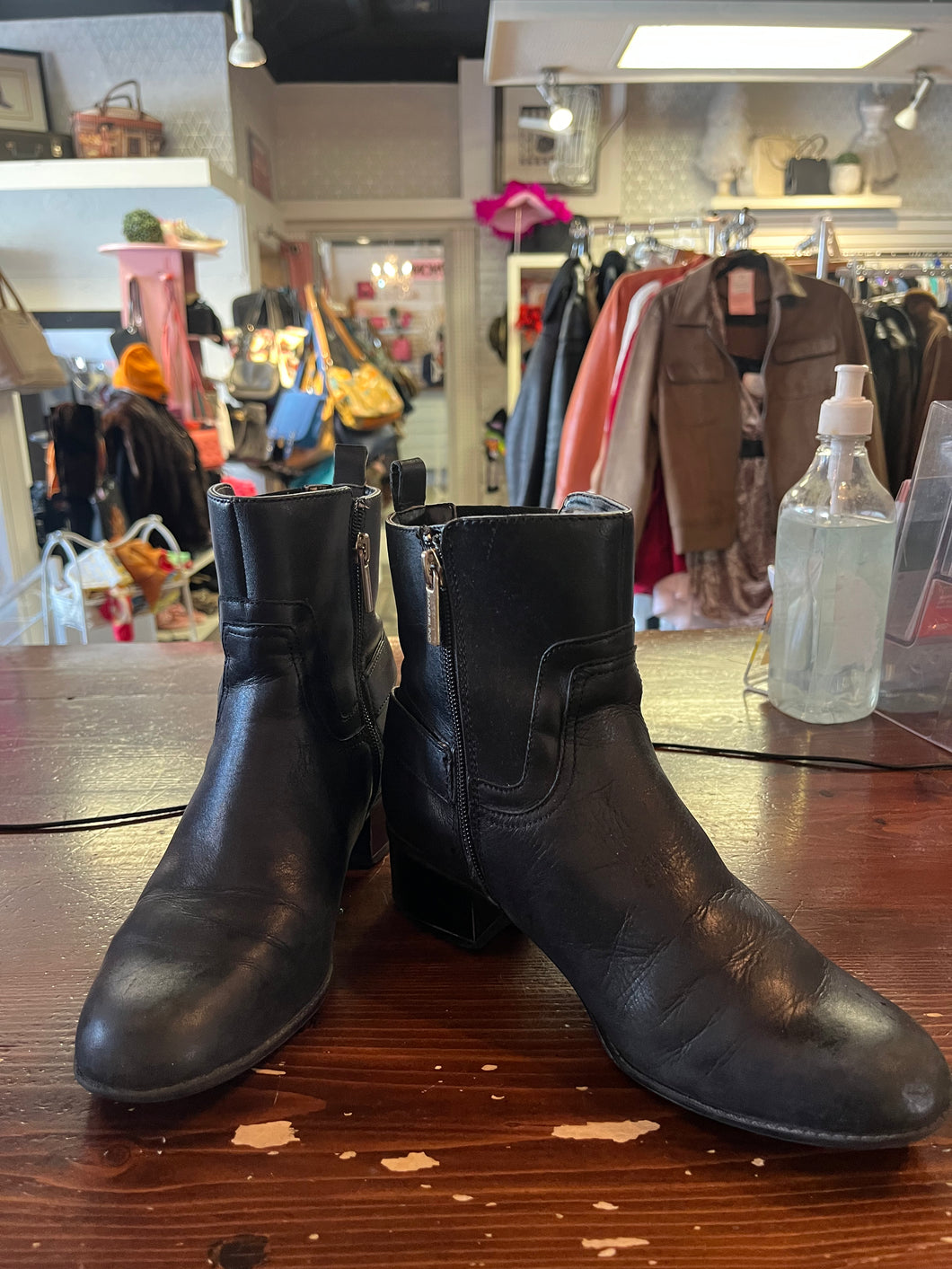 Bandolino Black Booties (Size 6.5)