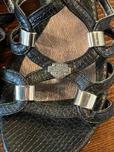 Load image into Gallery viewer, Harley Davidson Strappy Black Sandals (Size 8.5)
