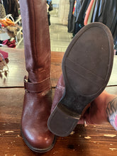 Load image into Gallery viewer, Naturalizer Wide Calf Brown Leather Riding Boots (Size 7.5)
