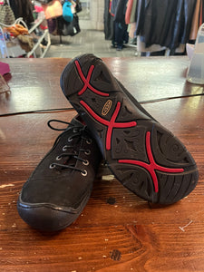 Keen Black Leather Oxford Work Shoe (Size 6.5)