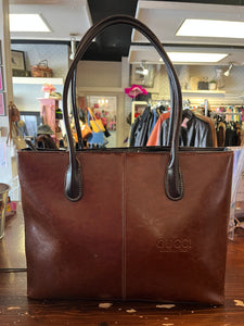 Faux Gucci Brown Shoulder Purse