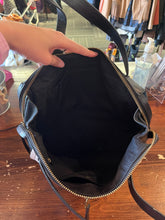 Load image into Gallery viewer, Fossil Cream and Black Satchel
