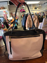 Load image into Gallery viewer, Fossil Cream and Black Satchel
