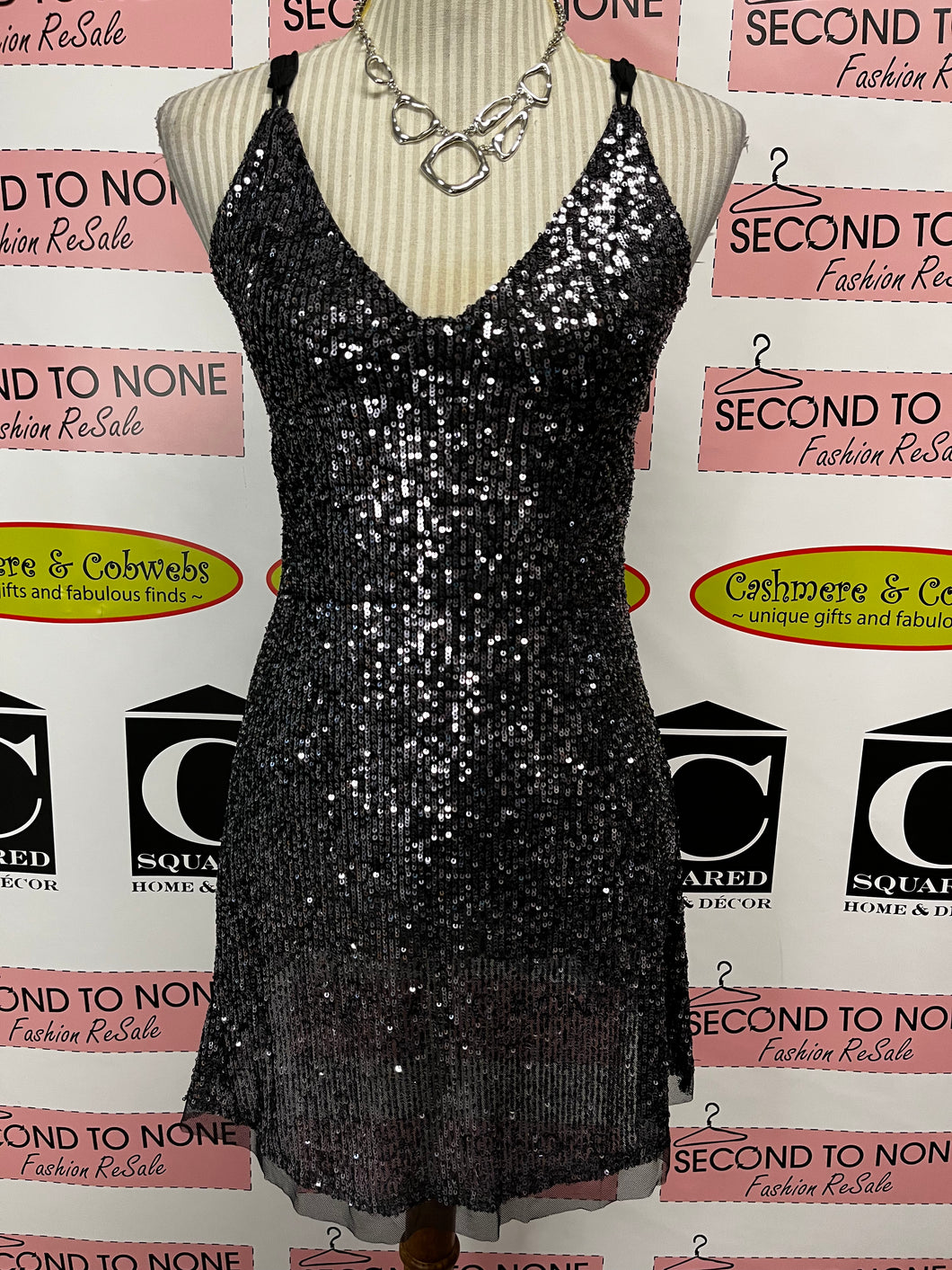 NWT Free People Sequin Mini Dress (Size XS)