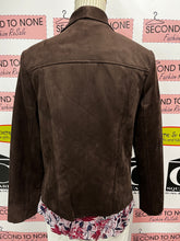 Cargar imagen en el visor de la galería, Chocolate Brown Asymmetrical Jacket (Size M)
