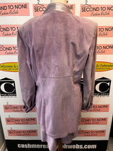 Load image into Gallery viewer, Stunning Danier Leather Lilac Dress &amp; Blazer Set (Size L)

