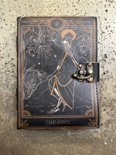 Cargar imagen en el visor de la galería, The Fool Tarot Card Antique Paper Journal (Restocked!)
