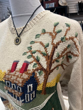 Load image into Gallery viewer, Vintage Rare Rainbow Studio Farm Landscape Knit Sweater (Size L)
