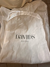 Load image into Gallery viewer, David’s Bridal Ivory Wedding Dress with Bag (Size 12)

