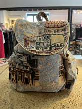 Cargar imagen en el visor de la galería, Vintage European Tapestry Backpack
