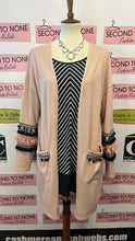 Load image into Gallery viewer, Chico’s Chevron Striped Tunic (Size M/Chico’s 1)
