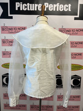 Load image into Gallery viewer, Vintage Double Breasted Shawl Collar Blouse (Size 14)
