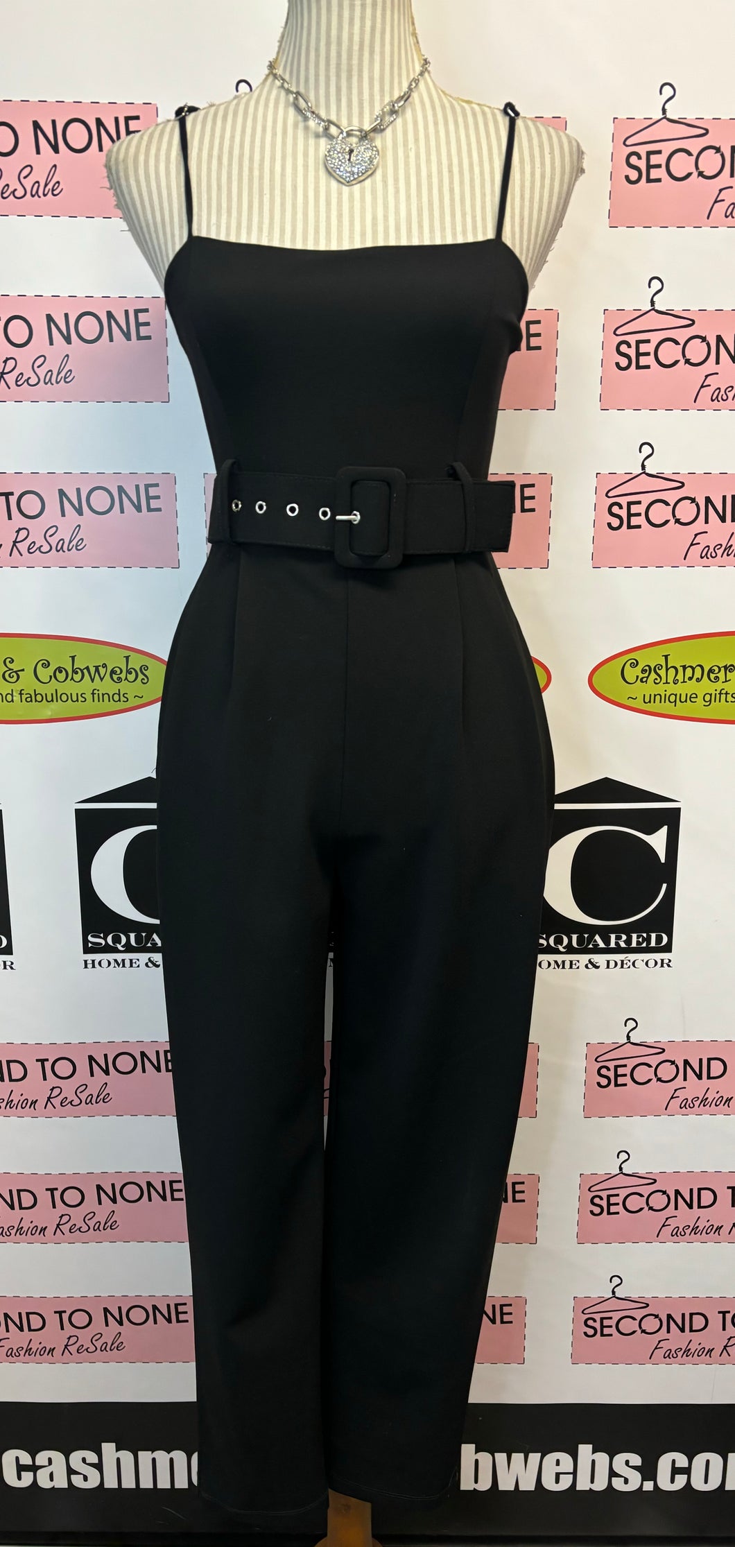 Dynamite Belted Jumpsuit (Size XS)