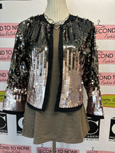 Load image into Gallery viewer, Michel Studio Sequinned Jacket (Size 12)

