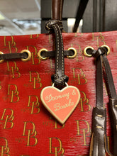 Charger l'image dans la galerie, Vintage Dooney &amp; Burke Red Logo Satchel Purse
