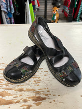 Load image into Gallery viewer, Black &amp; Colourful Speck Rieker Leather Mary Jane’s (Size 9/EU 40)
