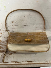 Load image into Gallery viewer, Y2K Faux Snake Skin &amp; Bamboo Mini Purse
