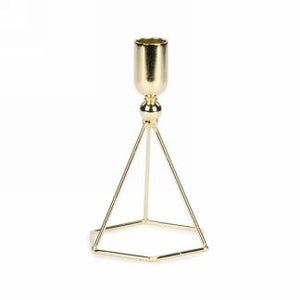 Gold Modern Candle Holder (2 Sizes)