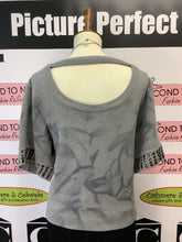 Load image into Gallery viewer, Vintage Faux Bleached Top with Studs (Size M)
